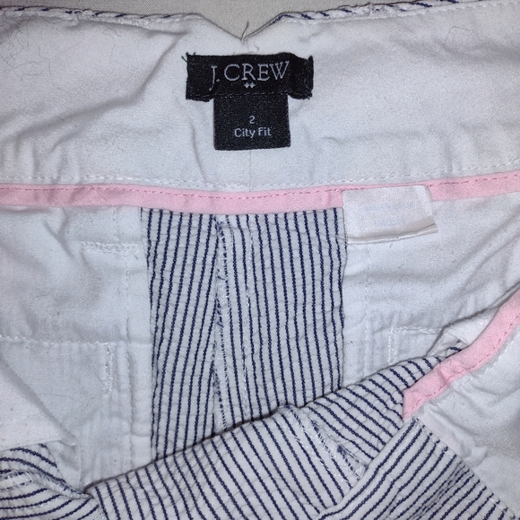 💕💕5/$20 SALE🤩💕💕J. Crew woman short blue white - Picture 6 of 7